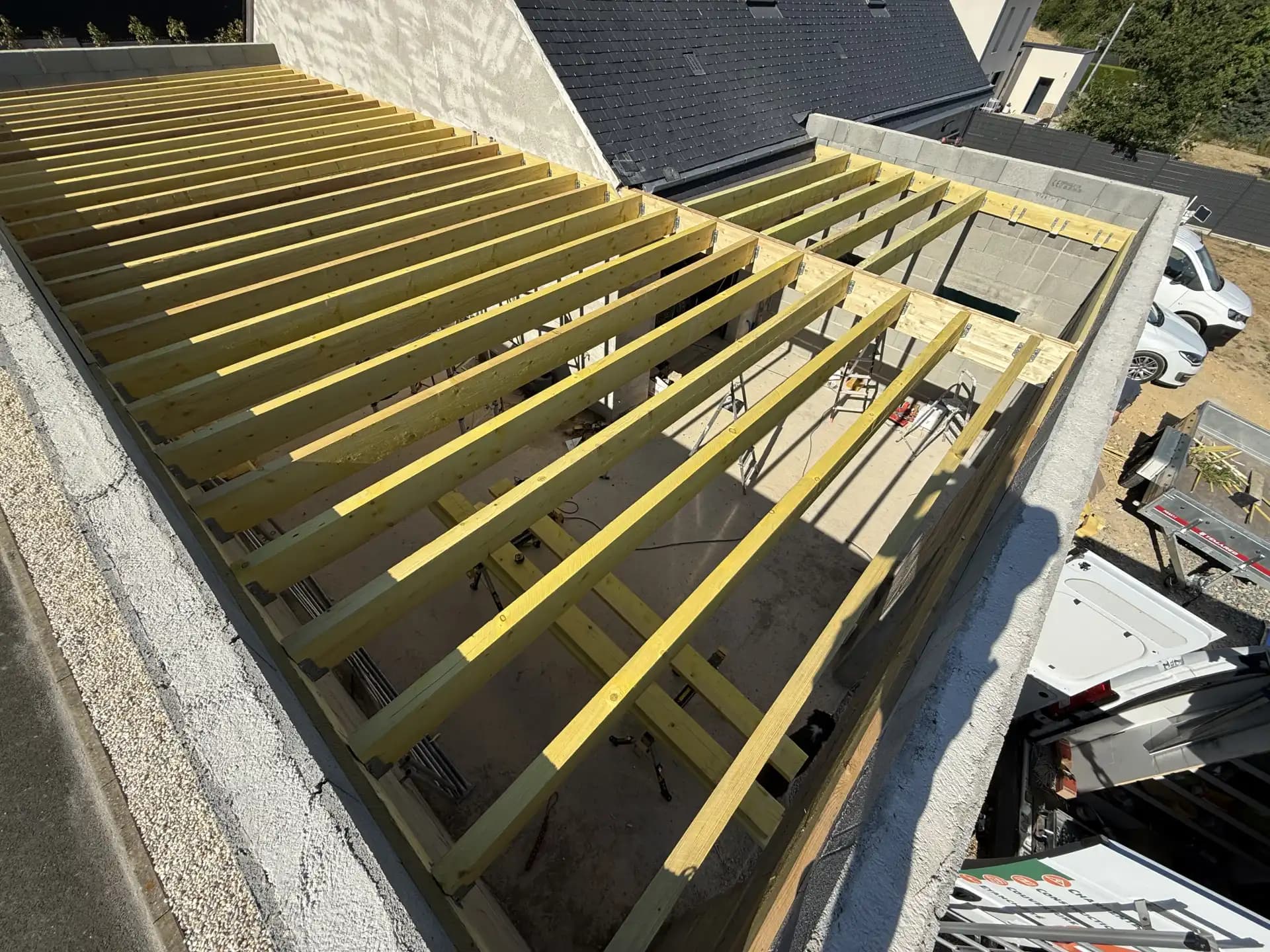 Charpente traditionnelle Mans