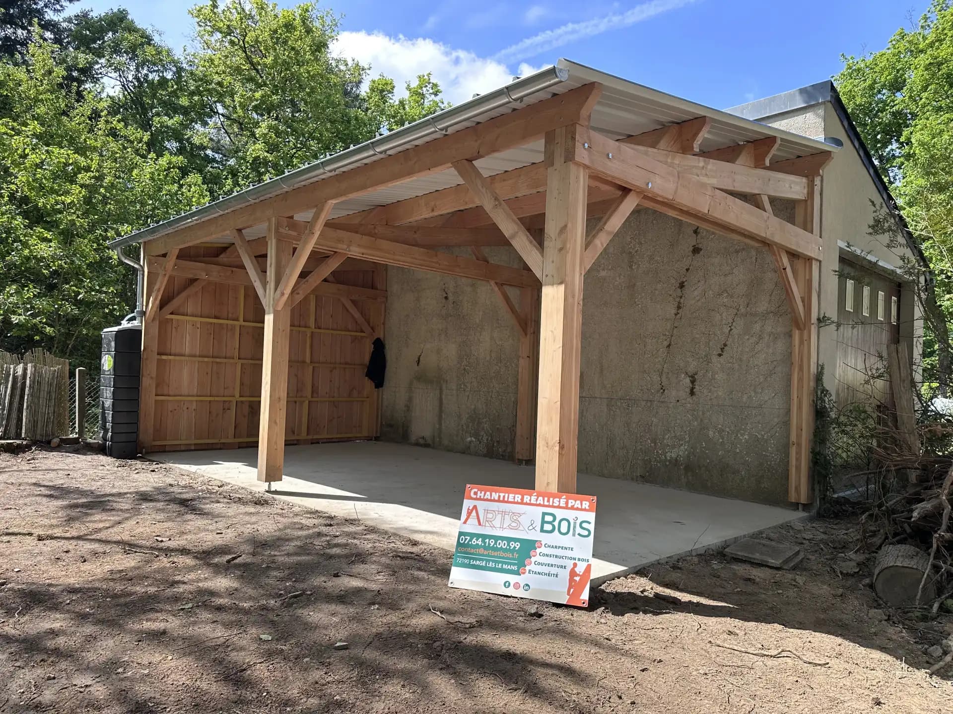 Charpente bois Sarthe